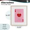 Stupell Industries King Of My Heart Sword Framed Print Under Glass, design by Amanda Greenwood